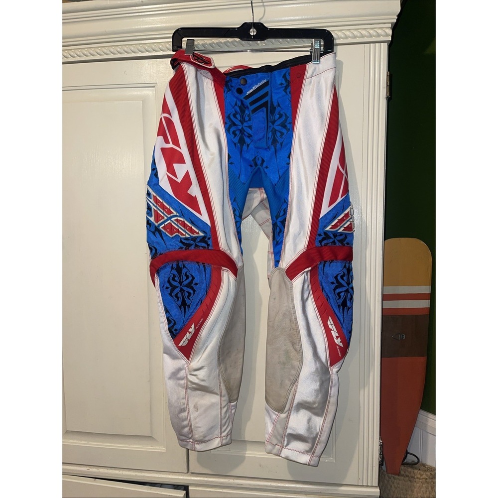 Fly Racing 208 Evolution‎ Moto Pants Men 28 Style 208 Leather